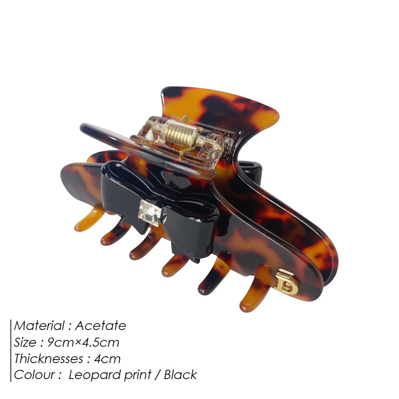 eManco Acetate Minimalist Power Claw kopče Poklon za nju Iznenađujuće zavidan dodatak za kosu koji drži puno kose