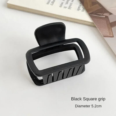 Malé sponky do vlasov, dámske a dievčenské, 5,2 cm, štvorcové, vysoké, sponky do copu, kórejské, jednoduché, matné, protišmykové, vlasové doplnky