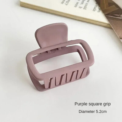 Malé sponky do vlasov, dámske a dievčenské, 5,2 cm, štvorcové, vysoké, sponky do copu, kórejské, jednoduché, matné, protišmykové, vlasové doplnky