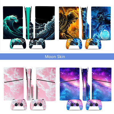 Uzlīmes uzlīme PS5 Slim Disc Apvalkam PS5 Slim Disc Pilna aizsargvāciņa konsoles apvalkam PS5 Slim
