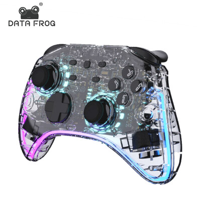 Ελεγκτές DATA FROG RGB Light Switch Pro για Switch/Switch Lite ασύρματο χειριστήριο παιχνιδιών για Nintendo Switch OLED Gamepad