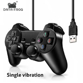 Data Frog Wired Gamepad για χειριστήριο PS2 για PS2 Joystick για Playstation 2 Vibration Shock Joypad Ενσύρματο χειριστήριο USB για υπολογιστή