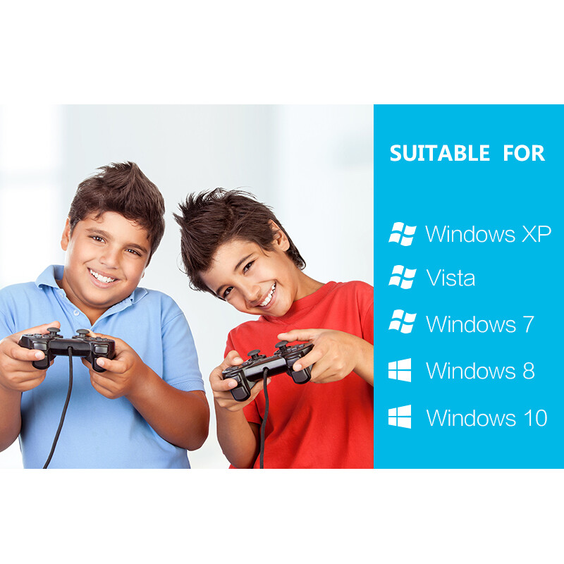 Data Frog Wired Gamepad για χειριστήριο PS2 για PS2 Joystick για Playstation 2 Vibration Shock Joypad Ενσύρματο χειριστήριο USB για υπολογιστή