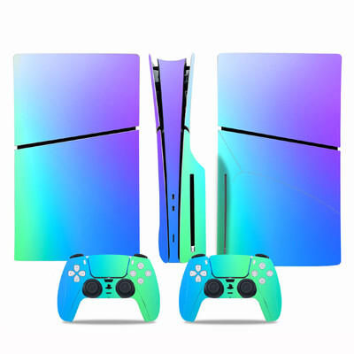 Színes dizájn Új PS5 Slim Disc Skin matrica védő matrica fedél konzolvezérlőhöz PS5 Slim lemez matrica vinyl