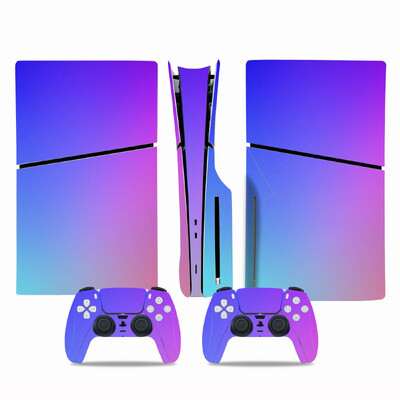 Színes dizájn Új PS5 Slim Disc Skin matrica védő matrica fedél konzolvezérlőhöz PS5 Slim lemez matrica vinyl
