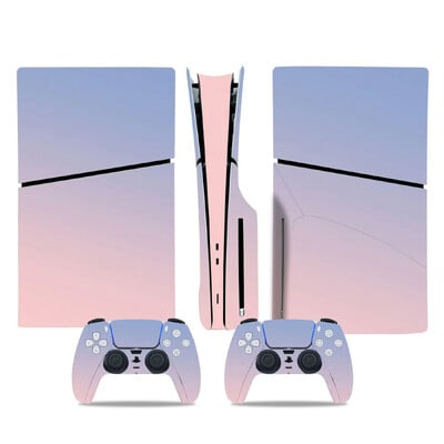 Színes dizájn Új PS5 Slim Disc Skin matrica védő matrica fedél konzolvezérlőhöz PS5 Slim lemez matrica vinyl