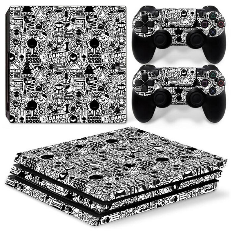 Pre PS4 PRO skin muž nálepka Camo HERNÉ PRÍSLUŠENSTVO VINYLOVÁ NÁLEPKA SKIN PRE PS4 PRO KONZOLU ružová farba P5