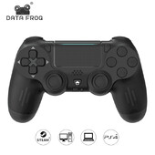 DATA FROG vezeték nélküli Bluetooth-kompatibilis vezérlő PS4 játékkonzolhoz Vibrációs játékvezérlő PS4-hez Slim/Pro Game Joystick PC-hez