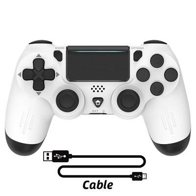 DATA FROG vezeték nélküli Bluetooth-kompatibilis vezérlő PS4 játékkonzolhoz Vibrációs játékvezérlő PS4-hez Slim/Pro Game Joystick PC-hez