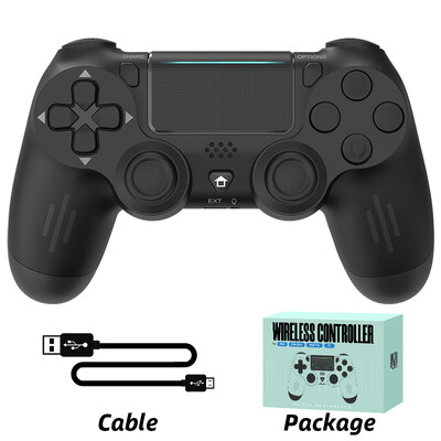 DATA FROG vezeték nélküli Bluetooth-kompatibilis vezérlő PS4 játékkonzolhoz Vibrációs játékvezérlő PS4-hez Slim/Pro Game Joystick PC-hez
