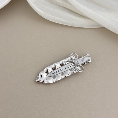 Ezüst színű varrat nélküli hajtűk Professzionális formázás Fodrászat Smink Eszközök Hajkapcsok Női Lányoknak Hajcsavarok Fejfedők