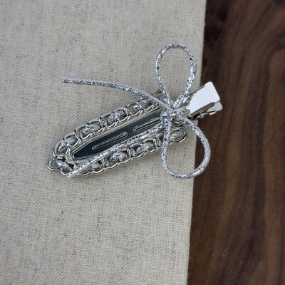 Ezüst színű varrat nélküli hajtűk Professzionális formázás Fodrászat Smink Eszközök Hajkapcsok Női Lányoknak Hajcsavarok Fejfedők