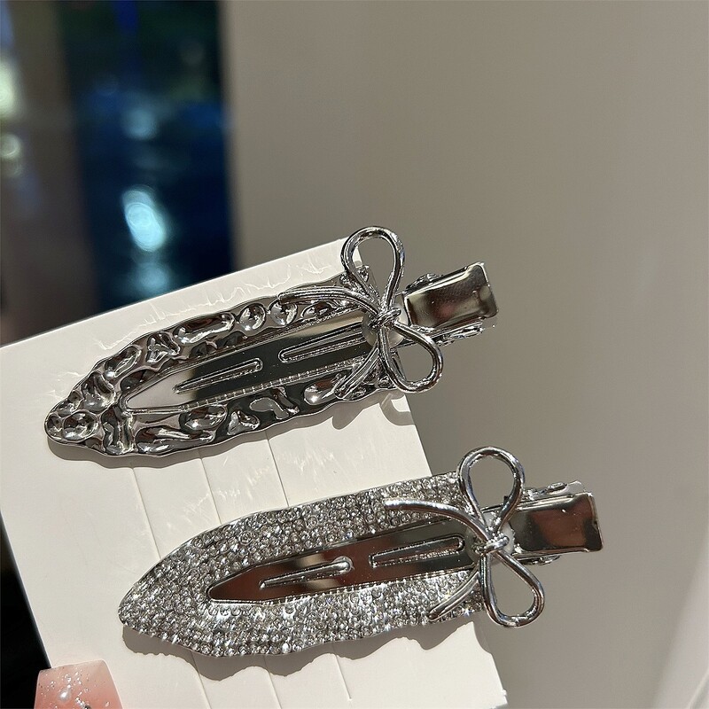 Ezüst színű varrat nélküli hajtűk Professzionális formázás Fodrászat Smink Eszközök Hajkapcsok Női Lányoknak Hajcsavarok Fejfedők