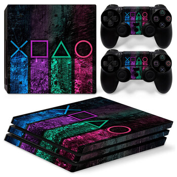 GAMEGENIXX Skin Sticker Death Protective Vinyl Wrap Cover Пълен комплект за конзола PS4 Pro и 2 контролера