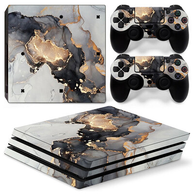 GAMEGENIXX Skin Sticker Death Protective Vinyl Wrap Cover Set complet pentru consola PS4 Pro și 2 controlere