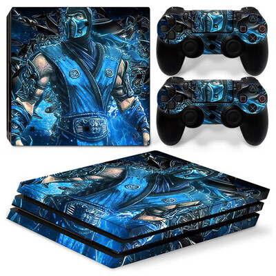 GAMEGENIXX Skin Sticker Death Protective Vinyl Wrap Cover Set complet pentru consola PS4 Pro și 2 controlere