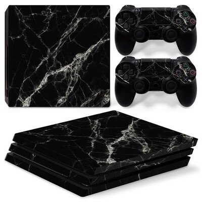 GAMEGENIXX Skin Sticker Death Protective Vinyl Wrap Cover Set complet pentru consola PS4 Pro și 2 controlere