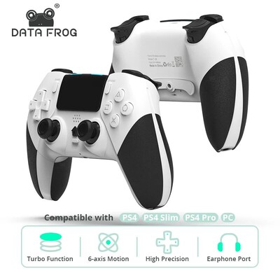 DATA FROG Bluetooth безжичен контролер за PS4 контролер геймпад за компютър джойстик за PS4/PS4 Pro/PS4 Slim игрова конзола