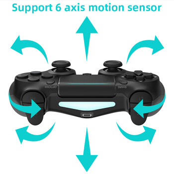 Ασύρματο χειριστήριο DATA FROG για κονσόλες PS4/Pro/Slim Vibration Remote Joystick Controller για PS4 Gamepad για PC/Android