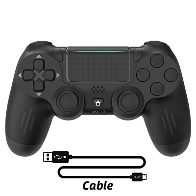 Controler wireless DATA FROG pentru console PS4/Pro/Slim Controler cu joystick la distanță cu vibrații pentru gamepad PS4 pentru PC/Android