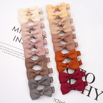 10/20 gab. Boutique Tiny Bows Grosgrain 2 collu matu bantes, neslīdošas, pilnas oderes aligatoru klipšus zīdaiņiem, maziem bērniem