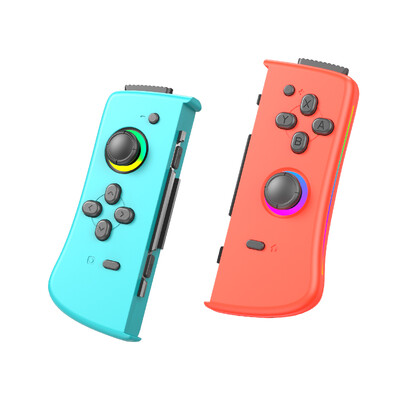 Joypad DATA FROG, ovládač Joy-Con, bočná luminiscencia, ľavý/pravý, kompatibilný s Joy-Con pre Switch, Nintendo, Joy-Con s funkciou prebudenia