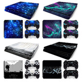 Naljepnica za masku konzole za PS4 Slim, zaštitna vinilna naljepnica za PS4 Slim kontroler za videoigre, naljepnica