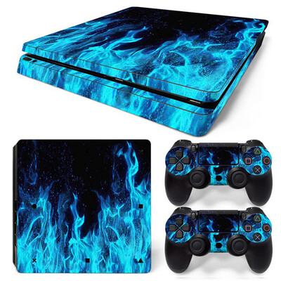 Naljepnica za masku konzole za PS4 Slim, zaštitna vinilna naljepnica za PS4 Slim kontroler za videoigre, naljepnica