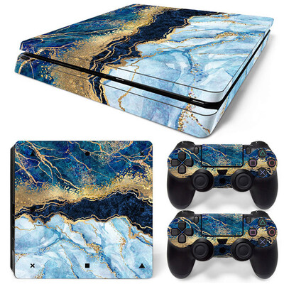 Naljepnica za masku konzole za PS4 Slim, zaštitna vinilna naljepnica za PS4 Slim kontroler za videoigre, naljepnica