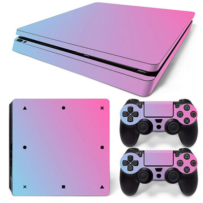 Naljepnica za masku konzole za PS4 Slim, zaštitna vinilna naljepnica za PS4 Slim kontroler za videoigre, naljepnica