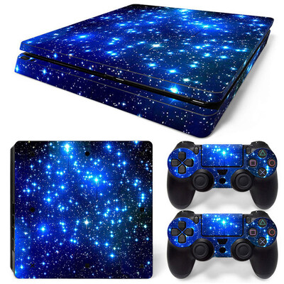 Naljepnica za masku konzole za PS4 Slim, zaštitna vinilna naljepnica za PS4 Slim kontroler za videoigre, naljepnica