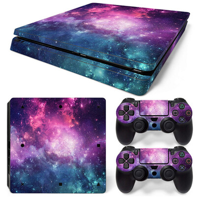 Naljepnica za masku konzole za PS4 Slim, zaštitna vinilna naljepnica za PS4 Slim kontroler za videoigre, naljepnica