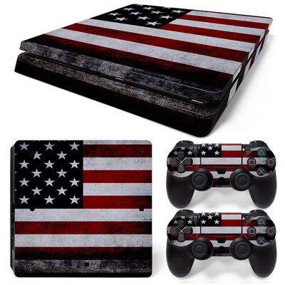Naljepnica za masku konzole za PS4 Slim, zaštitna vinilna naljepnica za PS4 Slim kontroler za videoigre, naljepnica