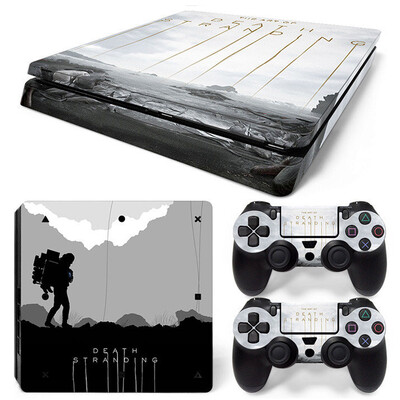 Naljepnica za masku konzole za PS4 Slim, zaštitna vinilna naljepnica za PS4 Slim kontroler za videoigre, naljepnica