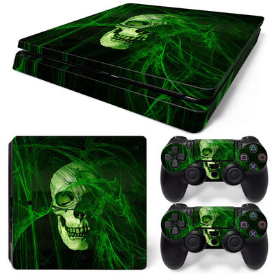 Naljepnica za masku konzole za PS4 Slim, zaštitna vinilna naljepnica za PS4 Slim kontroler za videoigre, naljepnica