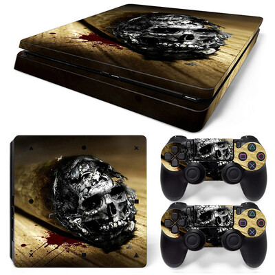 Naljepnica za masku konzole za PS4 Slim, zaštitna vinilna naljepnica za PS4 Slim kontroler za videoigre, naljepnica