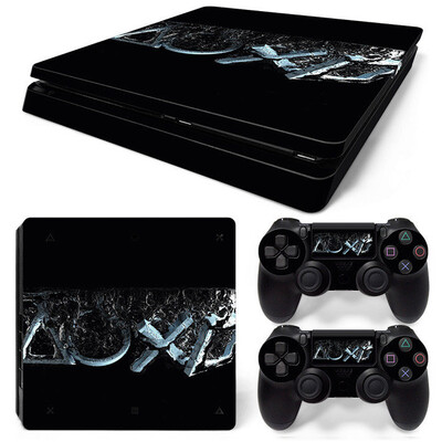 Naljepnica za masku konzole za PS4 Slim, zaštitna vinilna naljepnica za PS4 Slim kontroler za videoigre, naljepnica