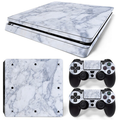 Naljepnica za masku konzole za PS4 Slim, zaštitna vinilna naljepnica za PS4 Slim kontroler za videoigre, naljepnica