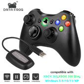 2,4 g bezvadu spēļu pults spēļu kontrolieris Xbox 360/PS3/pc videospēļu konsolēm 3D Rocker kursorsviras spēļu roktura piederumi