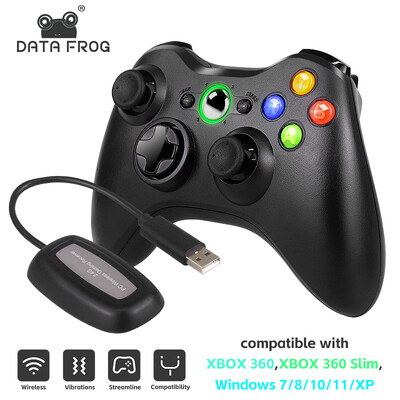 2.4g безжичен геймпад контролер за игри за Xbox 360/PS3/Pc конзоли за видеоигри 3D рокер джойстик дръжка за игри аксесоари