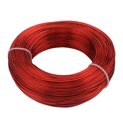 Alumínium drót 1 mm 1,2 mm 1,5 mm 2,5 mm 3 mm aranyozott hajlítható hajlítható kézműves fémhuzal ékszerkészítéshez, virágos gyöngyfűzéshez