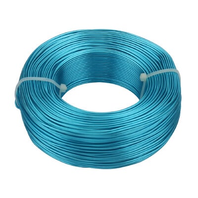 Alumínium drót 1 mm 1,2 mm 1,5 mm 2,5 mm 3 mm aranyozott hajlítható hajlítható kézműves fémhuzal ékszerkészítéshez, virágos gyöngyfűzéshez