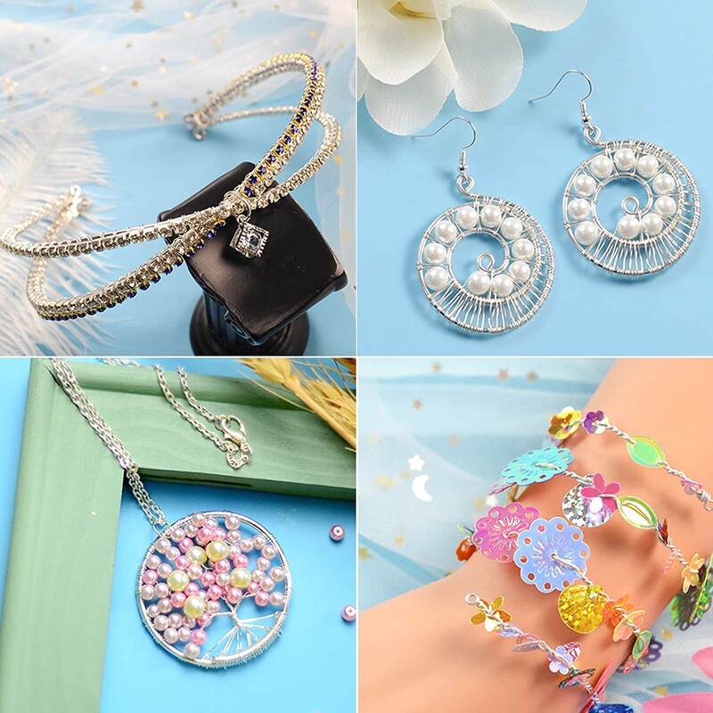 Alumínium drót 1 mm 1,2 mm 1,5 mm 2,5 mm 3 mm aranyozott hajlítható hajlítható kézműves fémhuzal ékszerkészítéshez, virágos gyöngyfűzéshez