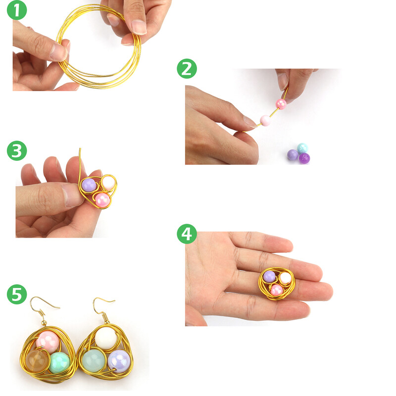 Alumínium drót 1 mm 1,2 mm 1,5 mm 2,5 mm 3 mm aranyozott hajlítható hajlítható kézműves fémhuzal ékszerkészítéshez, virágos gyöngyfűzéshez