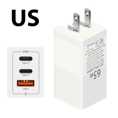 Încărcător USB de tip C GaN de 65 W, încărcător rapid PPS PD QC 4.0 de 45 W pentru Apple Ipad Pro Air iPhone 15 Macbook Laptop Tabletă Încărcare telefon