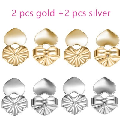 Love Heart Stud Spate Lifters Ajustabile Cercei Ridicați Lobul Urechii Ster pentru Ornamente și Accesorii M2082