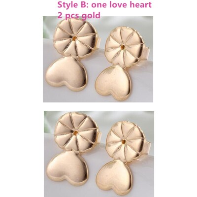 Love Heart Stud Spate Lifters Ajustabile Cercei Ridicați Lobul Urechii Ster pentru Ornamente și Accesorii M2082