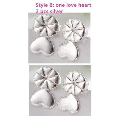 Love Heart Stud Spate Lifters Ajustabile Cercei Ridicați Lobul Urechii Ster pentru Ornamente și Accesorii M2082