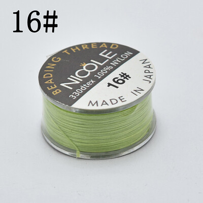 MIyuki 100% nylon cérna gyöngyös cérna ékszer fonott cérna barkácsolás kiegészítők 46 m gyöngyszál