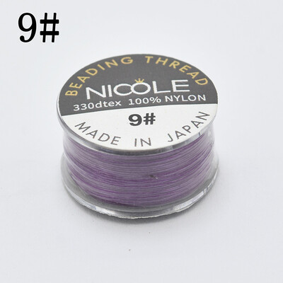 MIyuki 100% nylon cérna gyöngyös cérna ékszer fonott cérna barkácsolás kiegészítők 46 m gyöngyszál
